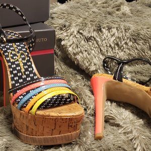 Jessica Simpson Multi Color stilleto  size 7